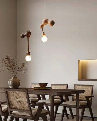 Thaddeus Suspension en Bois de Luxe