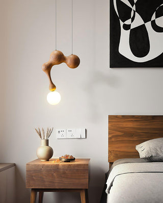 Thaddeus Suspension en Bois de Luxe