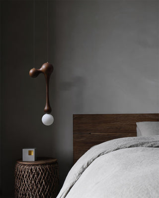 Thaddeus Suspension en Bois de Luxe