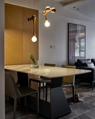 Thaddeus Suspension en Bois de Luxe
