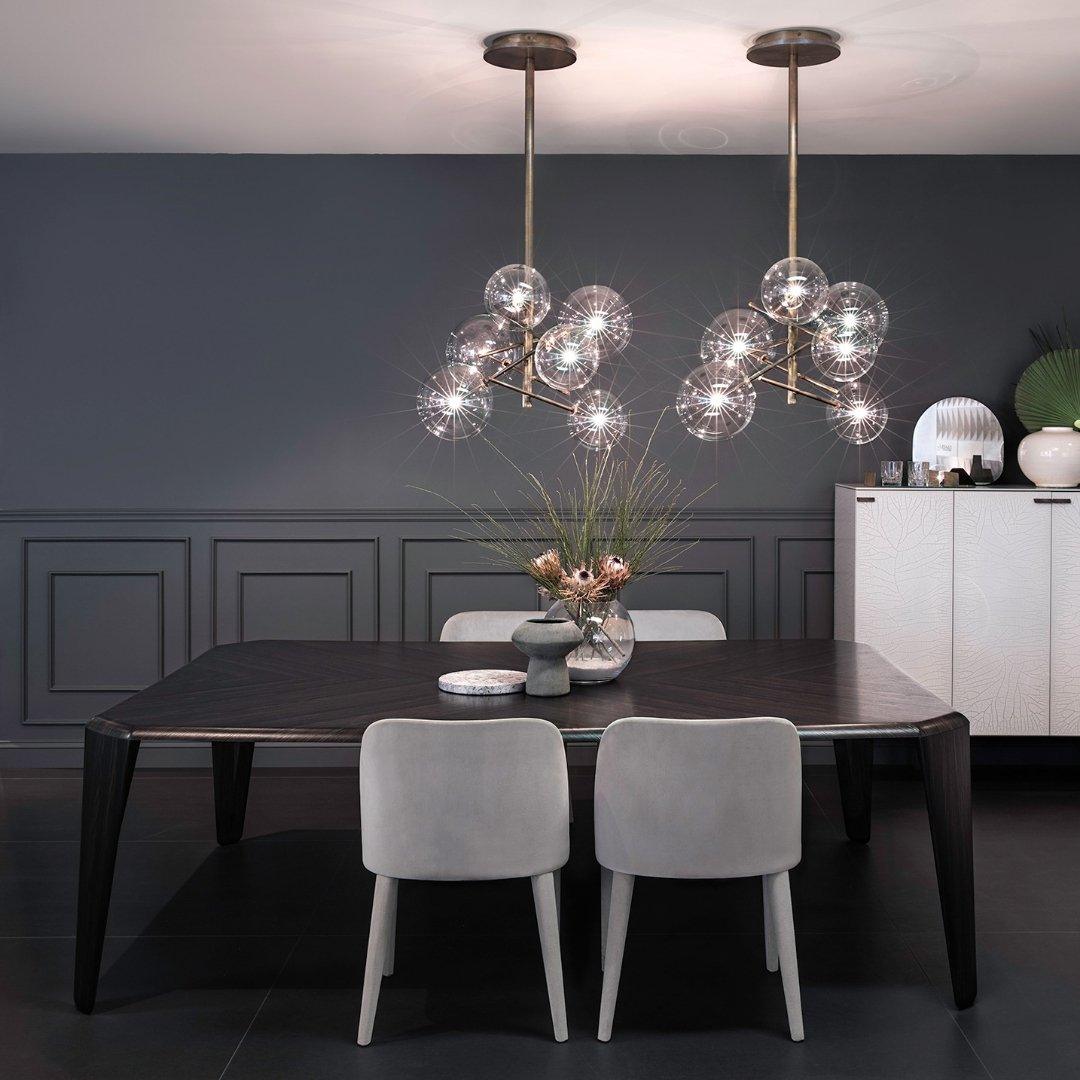 Coretta Lustre LED Cristal Clair