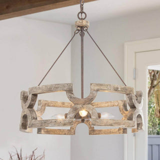 Evelan Lustre Bois Sculpté à la Main Créativité Individuelle