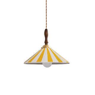 Jollycap Suspension Abat-jour Céramique Rayé-Luire