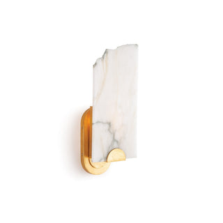 Olphaiel Applique Murale Laiton Albâtre Minimaliste Moderne