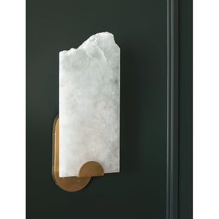 Olphaiel Applique Murale Laiton Albâtre Minimaliste Moderne