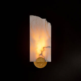 Olphaiel Applique Murale Laiton Albâtre Minimaliste Moderne