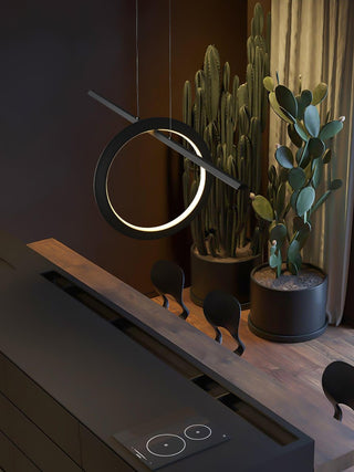 Orioner Suspension Lampe en Gel de Silice