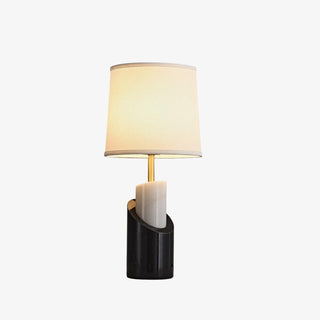Crest Contemporary Brass Table Lamp-Neutral Decor