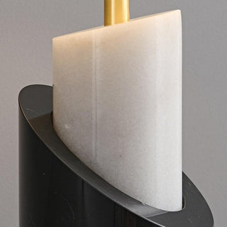 Crest Contemporary Brass Table Lamp-Neutral Decor