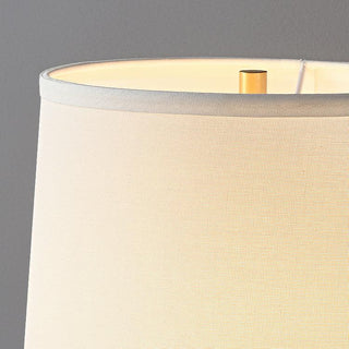 Crest Contemporary Brass Table Lamp-Neutral Decor