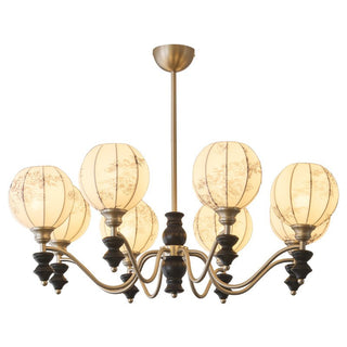 Osilan Lustre Vintage Traditionnel Élégant en Bois