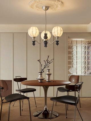 Osilan Lustre Vintage Traditionnel Élégant en Bois