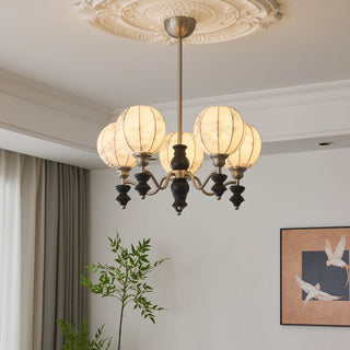 Osilan Lustre Vintage Traditionnel Élégant en Bois