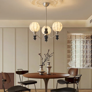 Osilan Lustre Vintage Traditionnel Élégant en Bois