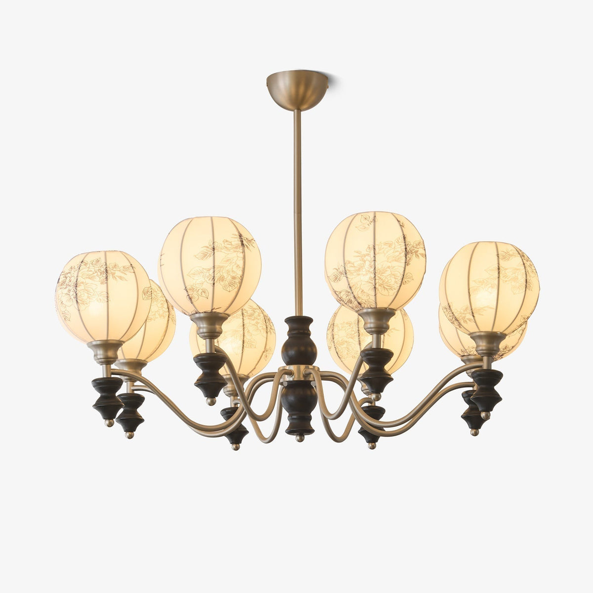 Brinane Lustre Vintage Traditionnel Élégant en Bois