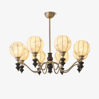 Osilan Lustre Vintage Traditionnel Élégant en Bois