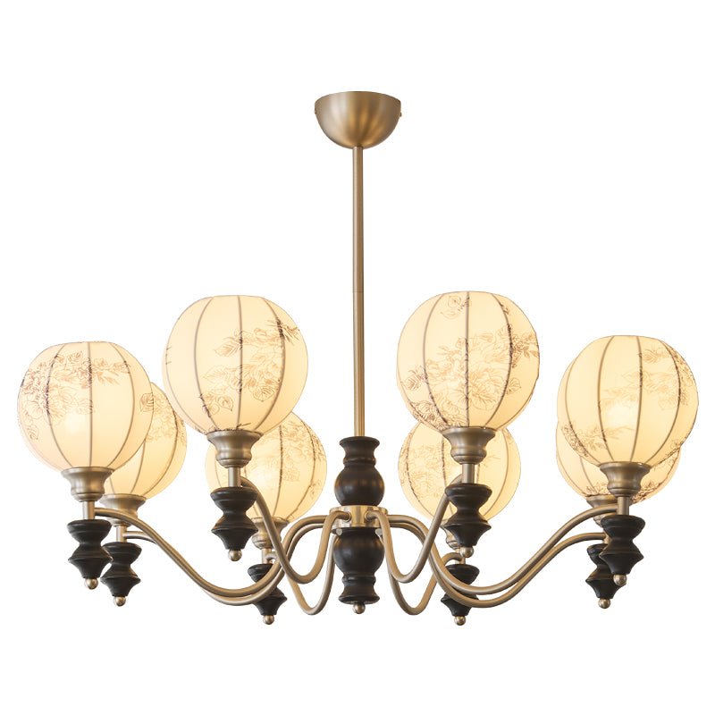 Brinane Lustre Vintage Traditionnel Élégant en Bois