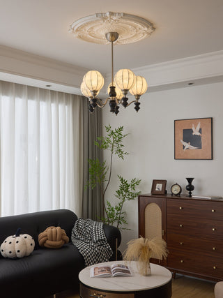 Osilan Lustre Vintage Traditionnel Élégant en Bois