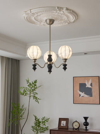 Osilan Lustre Vintage Traditionnel Élégant en Bois