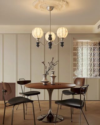 Osilan Lustre Vintage Traditionnel Élégant en Bois