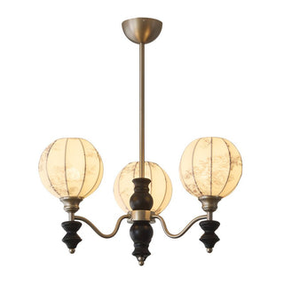Osilan Lustre Vintage Traditionnel Élégant en Bois