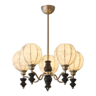 Osilan Lustre Vintage Traditionnel Élégant en Bois