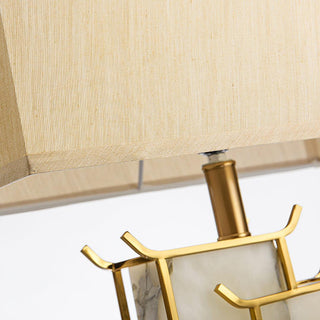 Nysilor Rectangular Glass Table Lamp-Neutral Decor