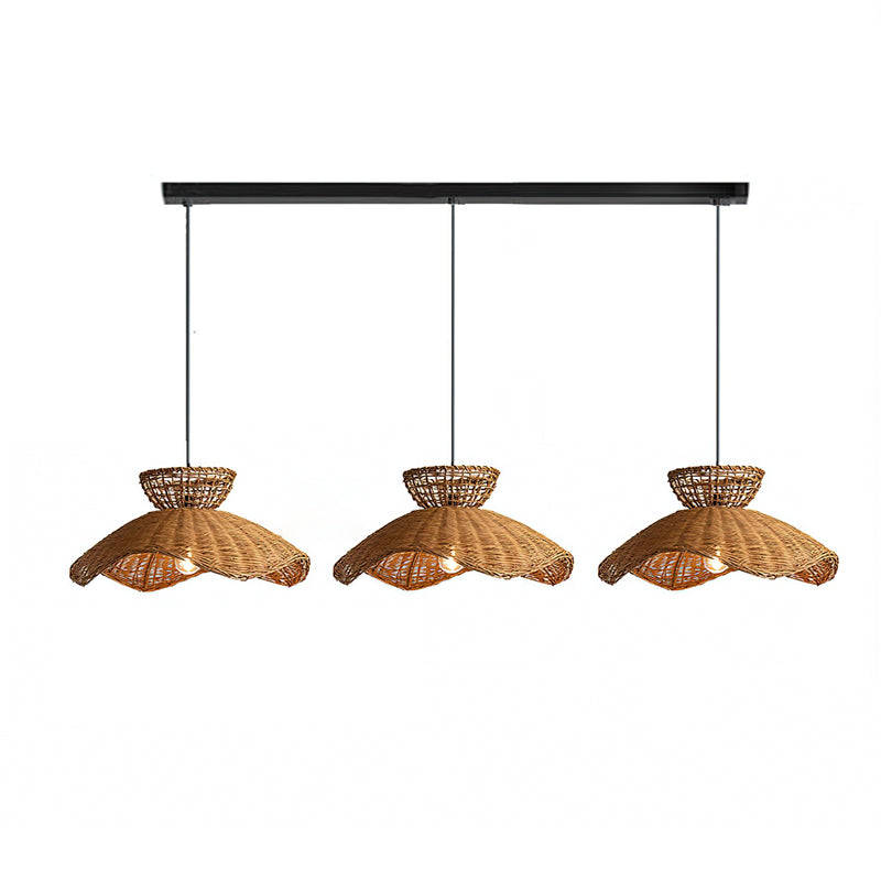 View from underneath the Jumbo Pendant Light showing the bulb placement.