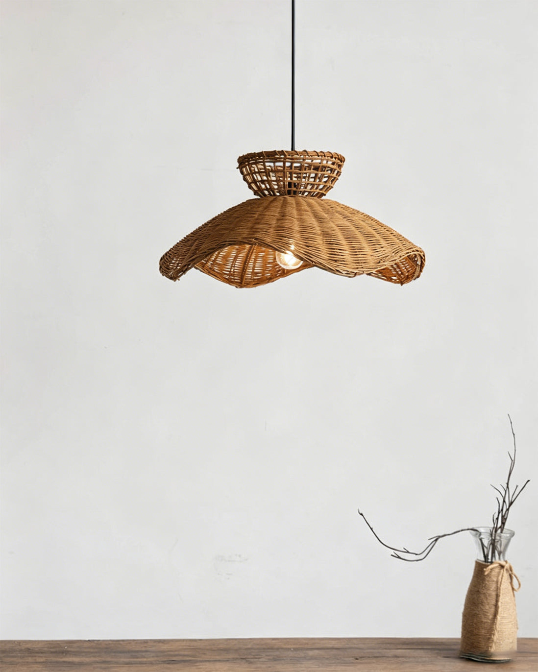The two-light linear Jumbo Pendant Light fixture against a plain background.