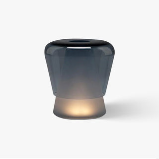 Aurnoril Lampe de Table en Verre Fumé