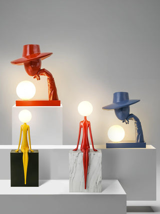 Cisoril Lampe de Bureau en Céramique Sculpturale