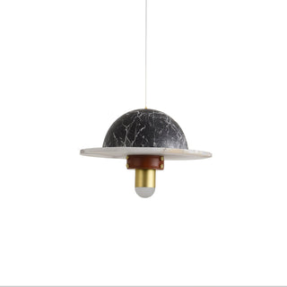 Jutta Pendant Lamp Marble Leather Fusion - Neutralighting