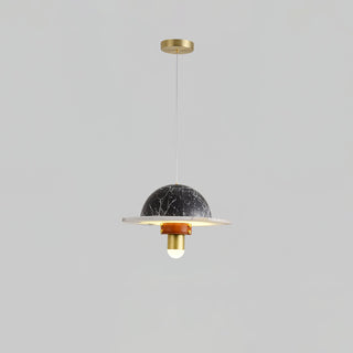 Jutta Pendant Lamp Marble Leather Fusion - Neutralighting