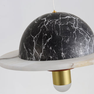 Jutta Pendant Lamp Marble Leather Fusion - Neutralighting