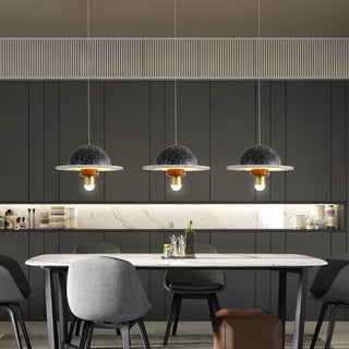 Jutta Pendant Lamp Marble Leather Fusion - Neutralighting