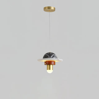 Jutta Pendant Lamp Marble Leather Fusion - Neutralighting