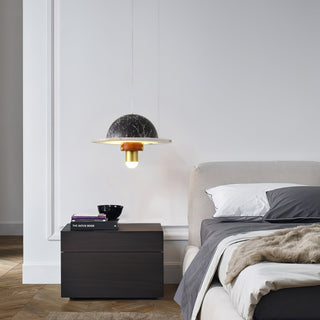 Jutta Pendant Lamp Marble Leather Fusion - Neutralighting