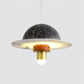 Jutta Pendant Lamp Marble Leather Fusion - Neutralighting