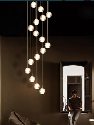 Crystal Bubbles Balls Pendant Lamp-Neutral Decor