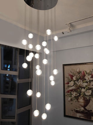 Crystal Bubbles Balls Pendant Lamp-Neutral Decor