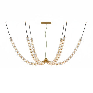 Gabriel Gold Chandelier-Neutral Decor