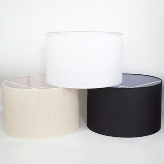 Xeno Lampadaire en Tissu Noir Moderne