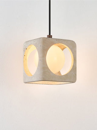 Kaelis Travertine Pendant Lamp-Neutral Decor
