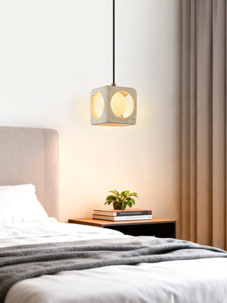 Kaelis Travertine Pendant Lamp-Neutral Decor