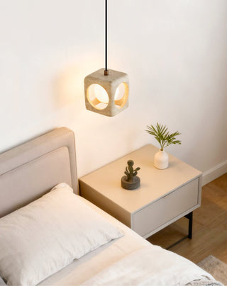 Kaelis Travertine Pendant Lamp-Neutral Decor