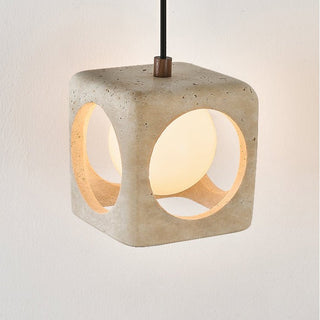 Kaelis Travertine Pendant Lamp-Neutral Decor