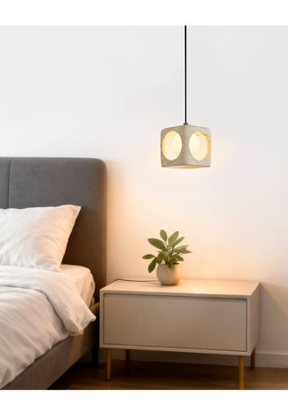 Kaelis Travertine Pendant Lamp-Neutral Decor