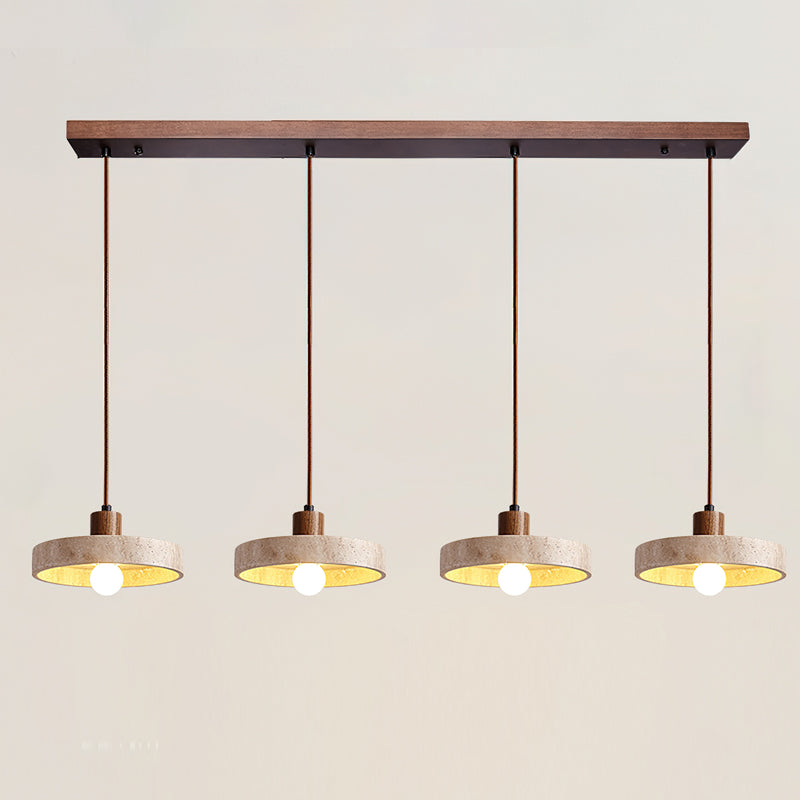 Product dimensions for the 4-lights Kairi Pendant Lamp.
