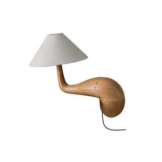 Solisise Lampe de Table en Bois d'Art