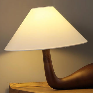Solisise Lampe de Table en Bois d'Art